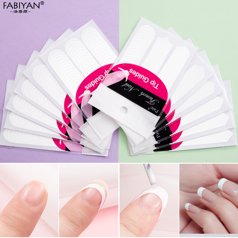 Nail Art Xl - Lot 10 Packs Form Guide Stickers