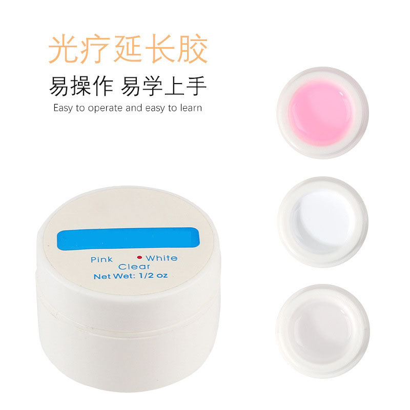 1PC X Pink White Clear Transpa - Nail Art Xl ulasan dan harga