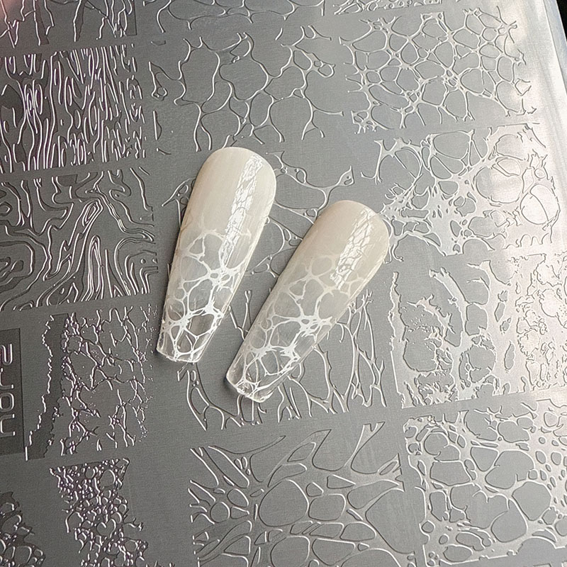 XMQ NAIL ART STAMPING PLATES B - Nail Art Vintage ulasan dan harga
