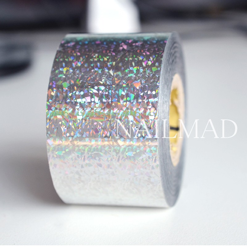 1 roll 120m*4cm Holographic Na - Nail Art Xl ulasan dan harga