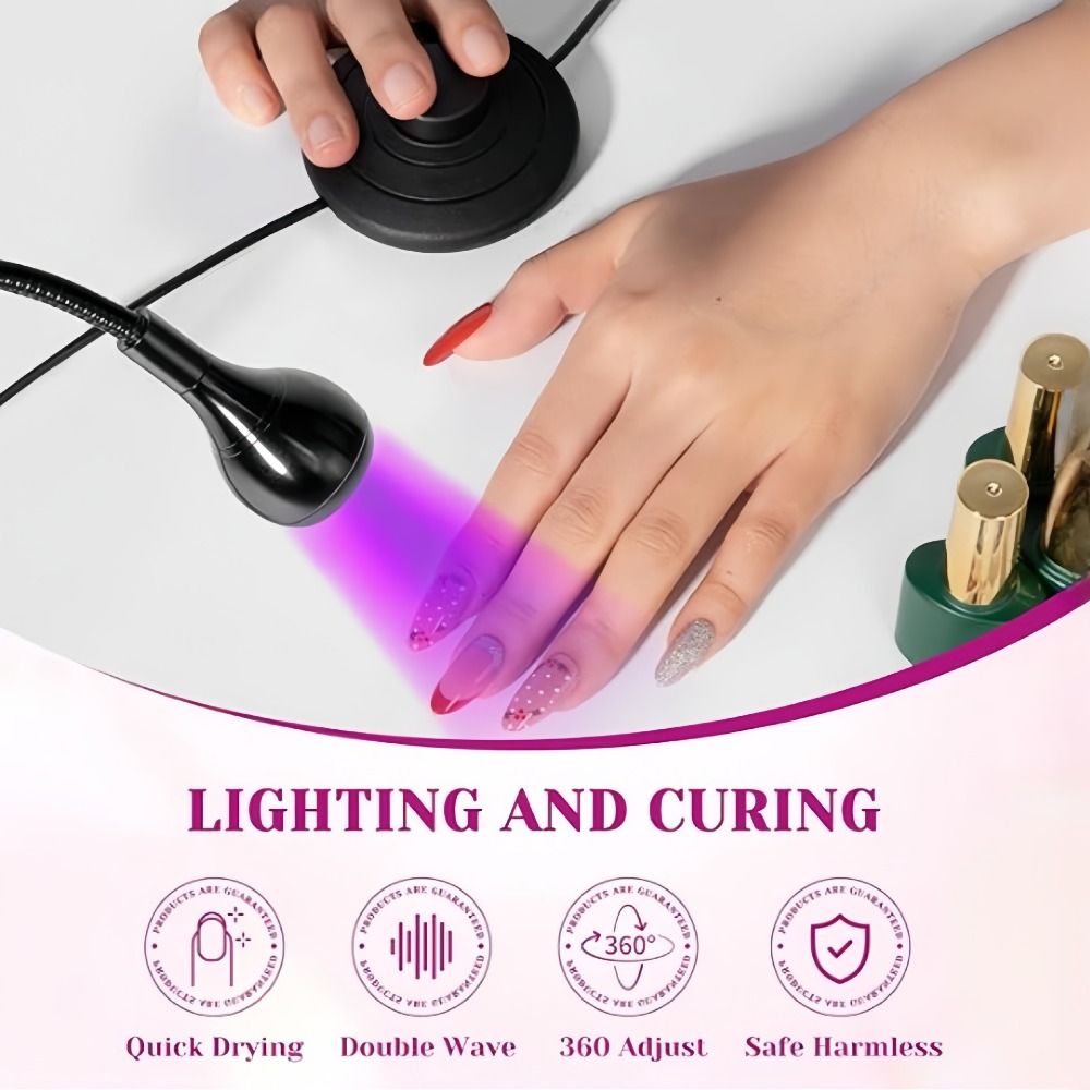5W/3W UV Led Nail Lamp Foot Pe - Nail Art Ideas ulasan dan harga