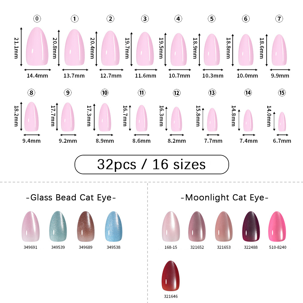 VITAGWX 32pcs Press on Nails A - Nail Art Ideas ulasan dan harga