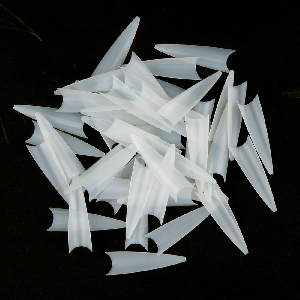 1Bag(600Pcs)Natural Stiletto P - Nail Art Xl ulasan dan harga