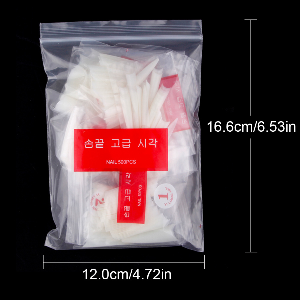 1Bag(600Pcs)Natural Stiletto P - Nail Art Xl ulasan dan harga