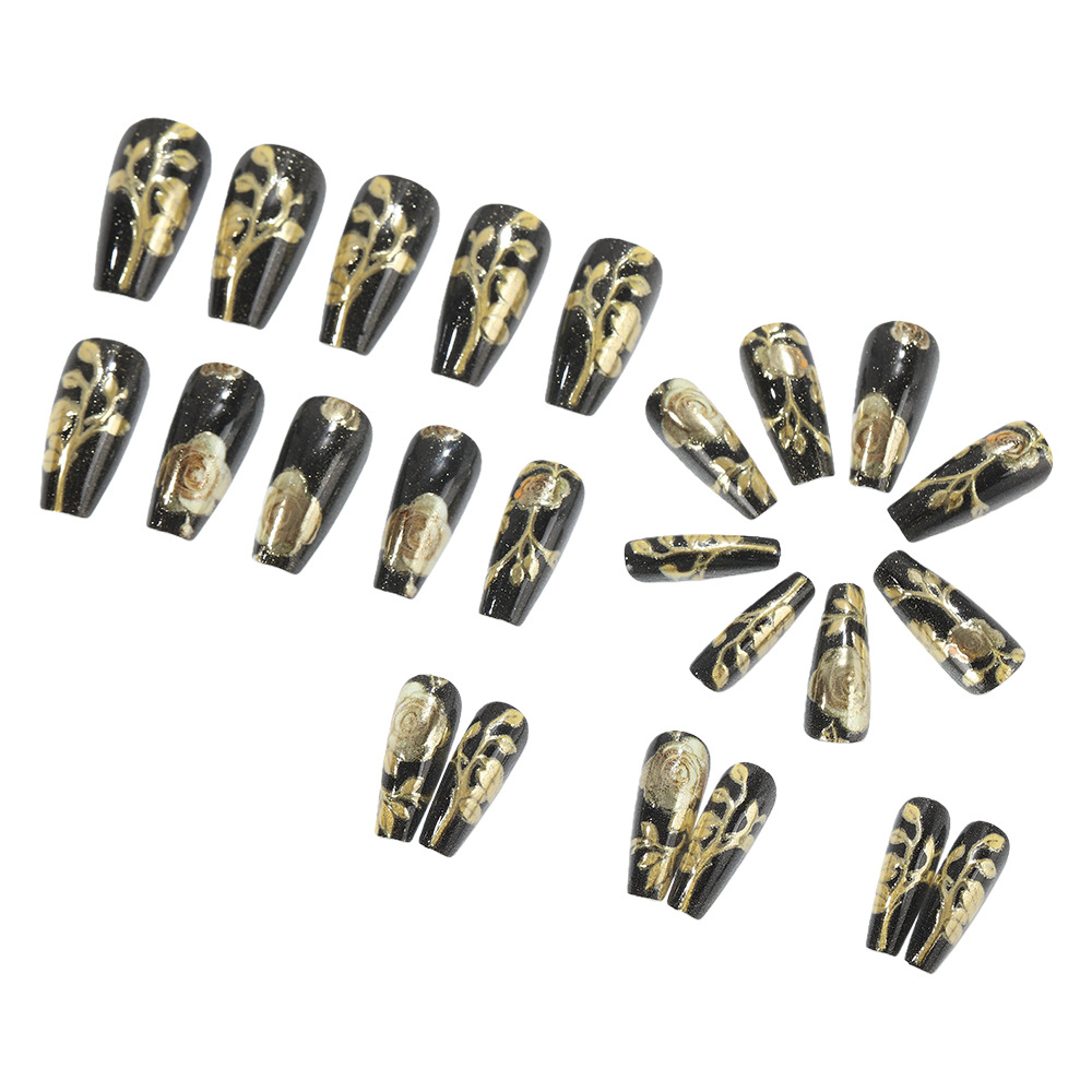 3D fake nails for women girls  - Nail Art Press On ulasan dan harga