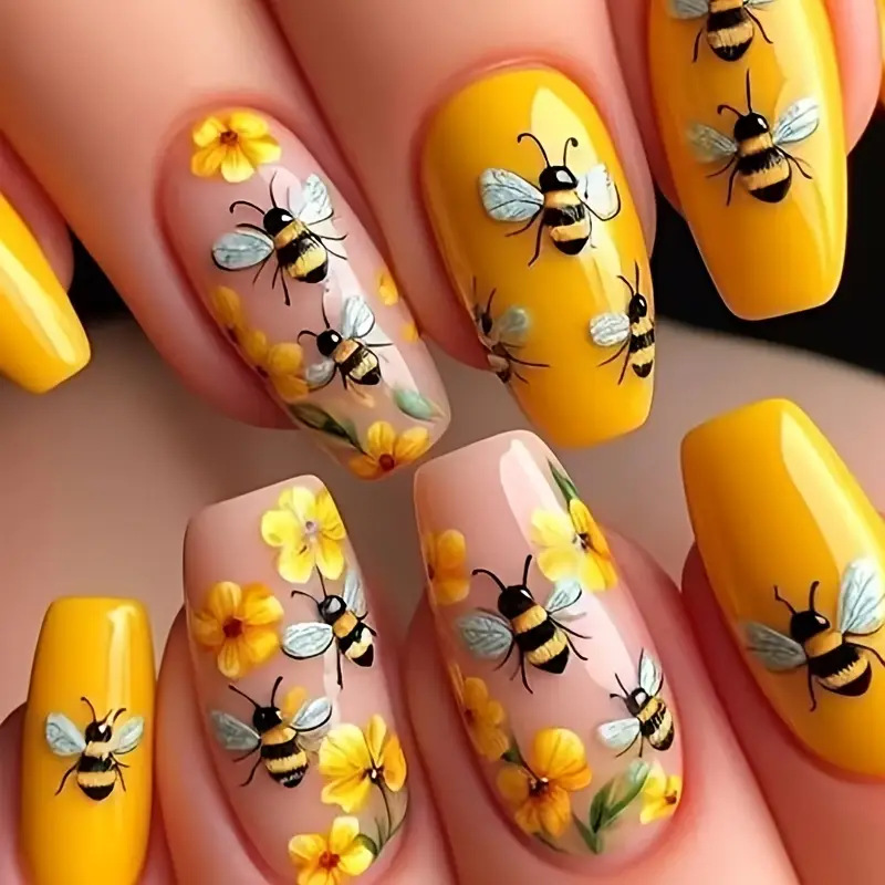 24PCS Nude Press on Nails Shor - Nail Art Press On ulasan dan harga
