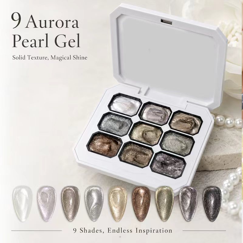 9-Color Vintage Gold Solid Gel - Nail Art Vintage ulasan dan harga