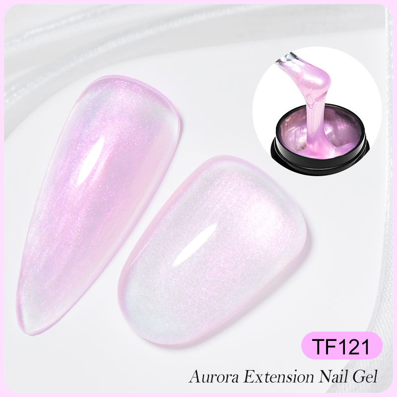 6Pcs/Set Aurora Extension Nail - Nail Art Ombre Pink ulasan dan harga