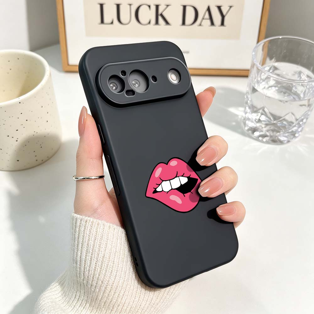 Red Lips Nails Art Phone Case  - Nail Art Xl ulasan dan harga