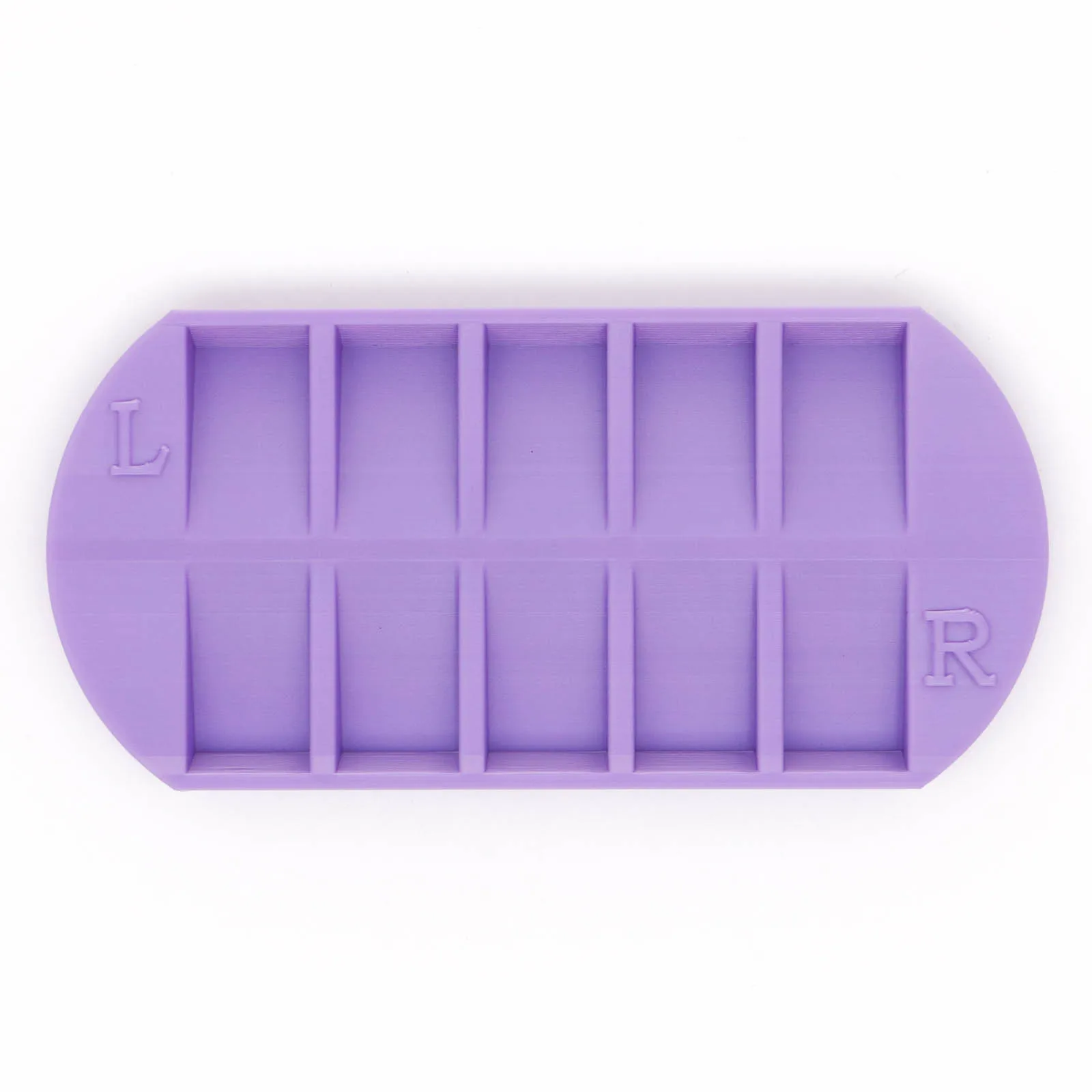 8-Grids Nail Tip Storage Tray  - Nail Art Simple ulasan dan harga