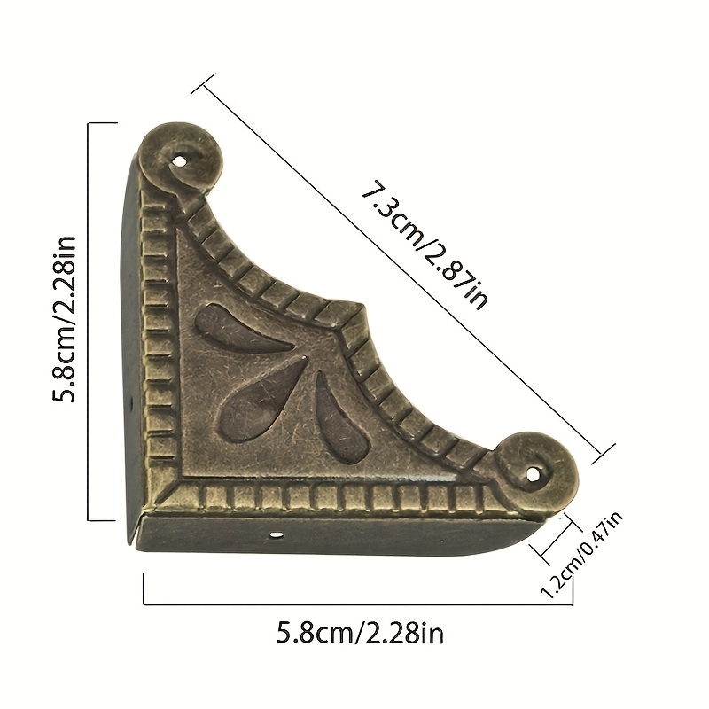 8Pcs Furniture Fittings Antiqu - Nail Art Vintage ulasan dan harga