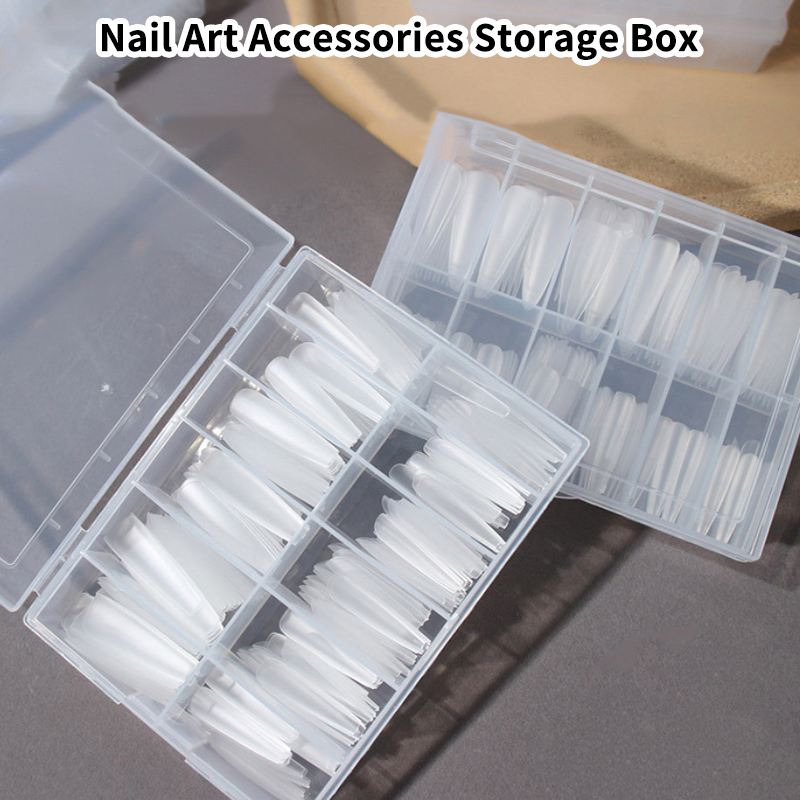 1pcs 12 Grids Transparent Empt - Nail Art Simple ulasan dan harga