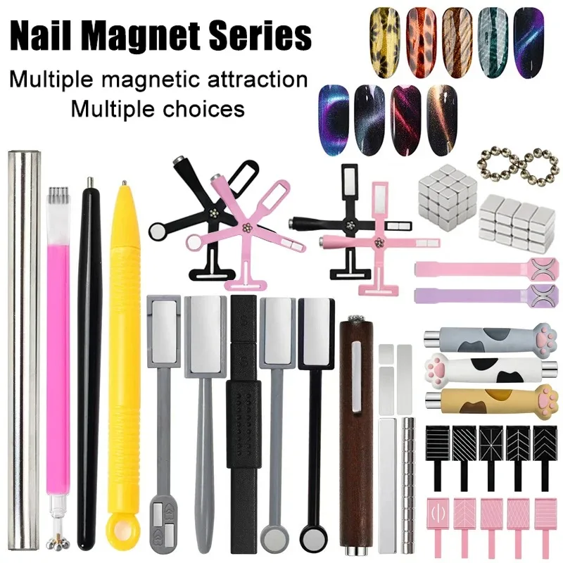 Multi Style Cat Eye Nail Magne - Nail Gel Polish Set ulasan dan harga