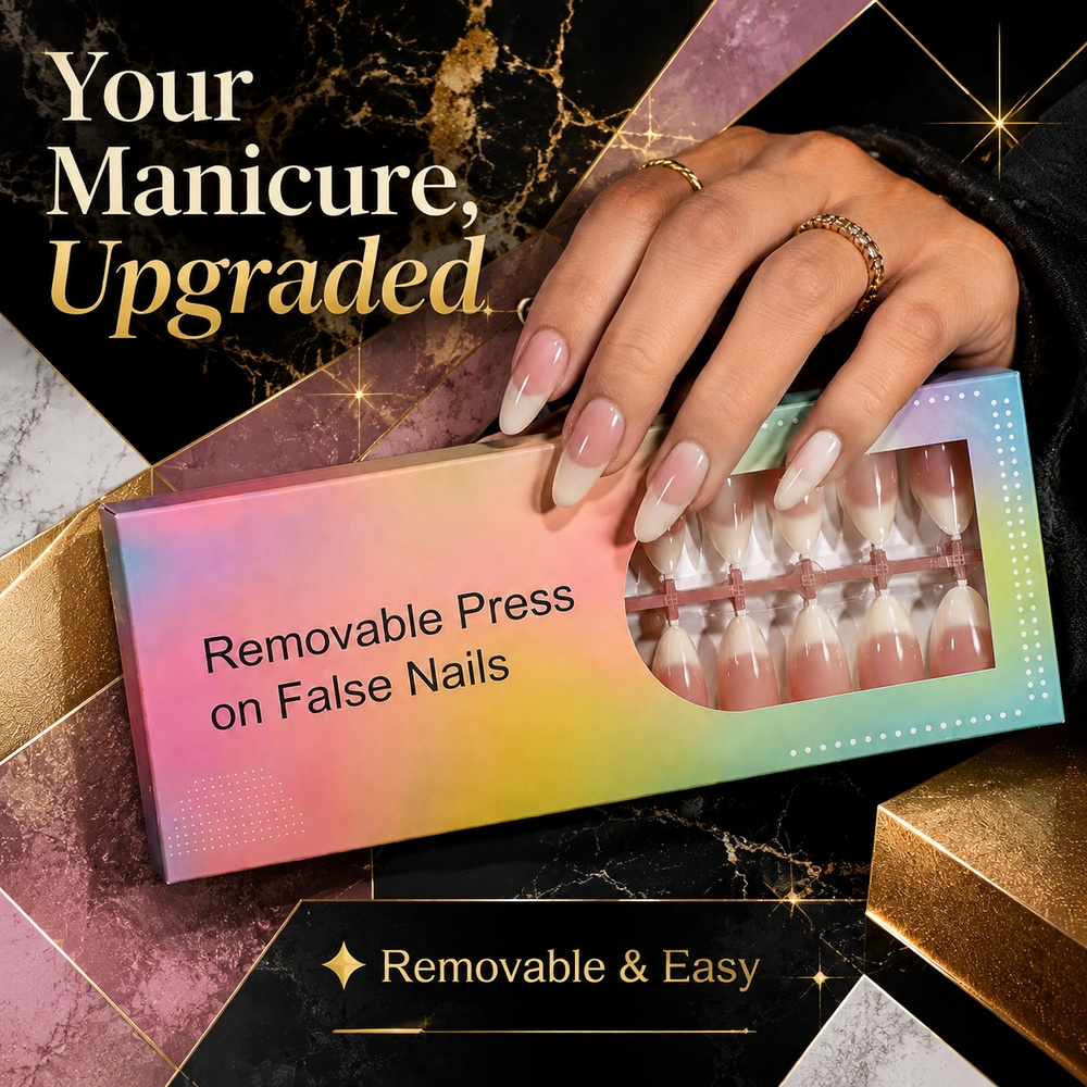 150Pcs Ins Style French Gradie - Nail Art Ombre Pink ulasan dan harga