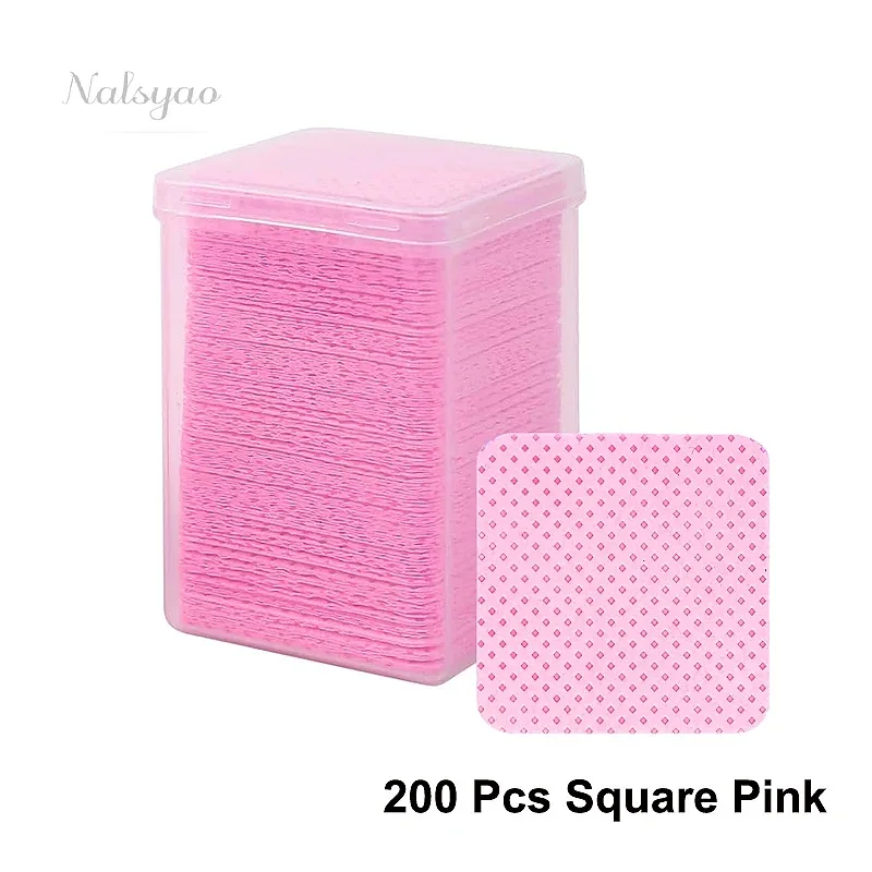 200Pcs Lint Free Nail Cleaning - Nail Art Ideas ulasan dan harga