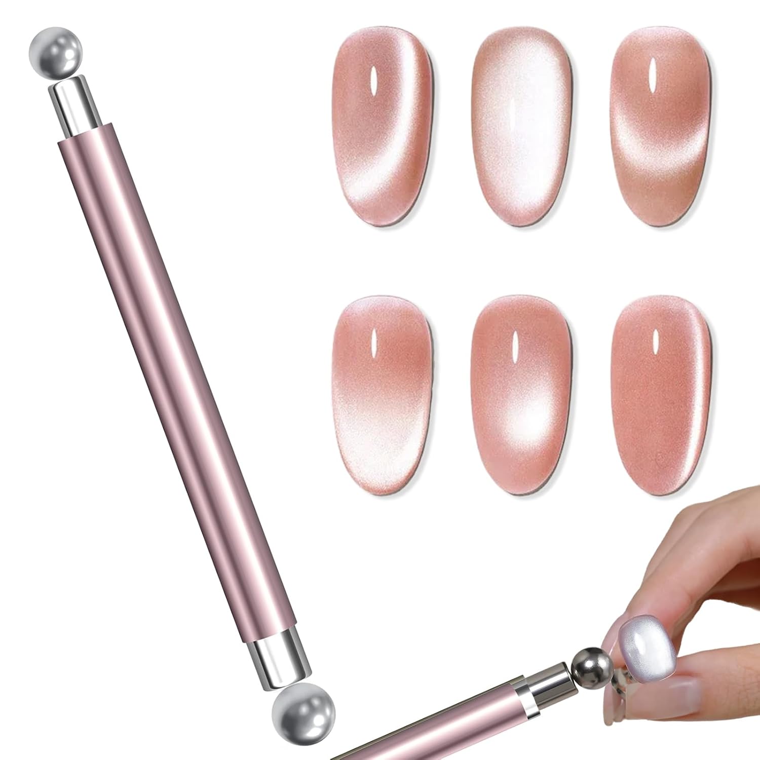Cat Eye Magnetic Ball With Nai - Nail Gel Polish Set ulasan dan harga