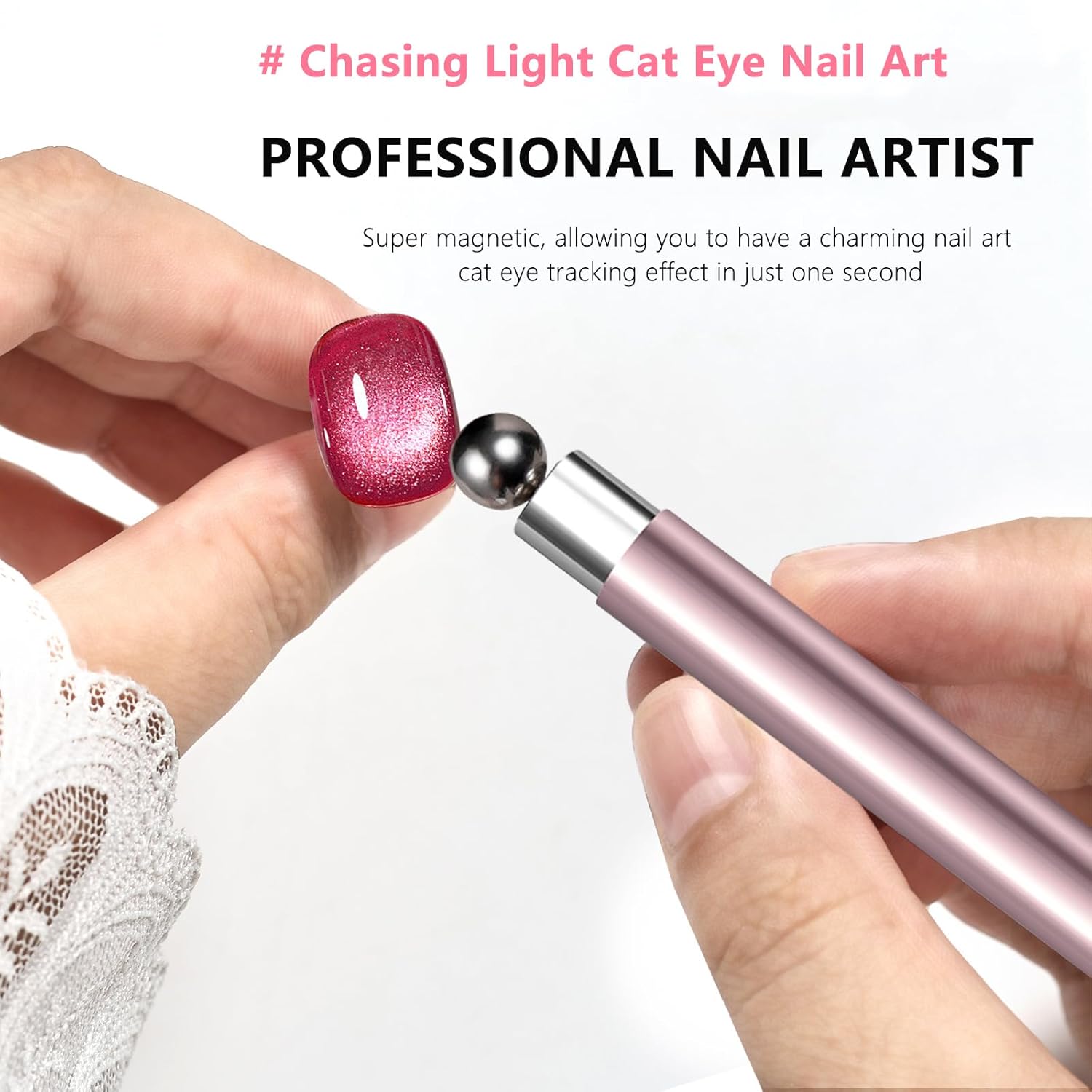 Cat Eye Magnetic Ball With Nai - Nail Gel Polish Set ulasan dan harga