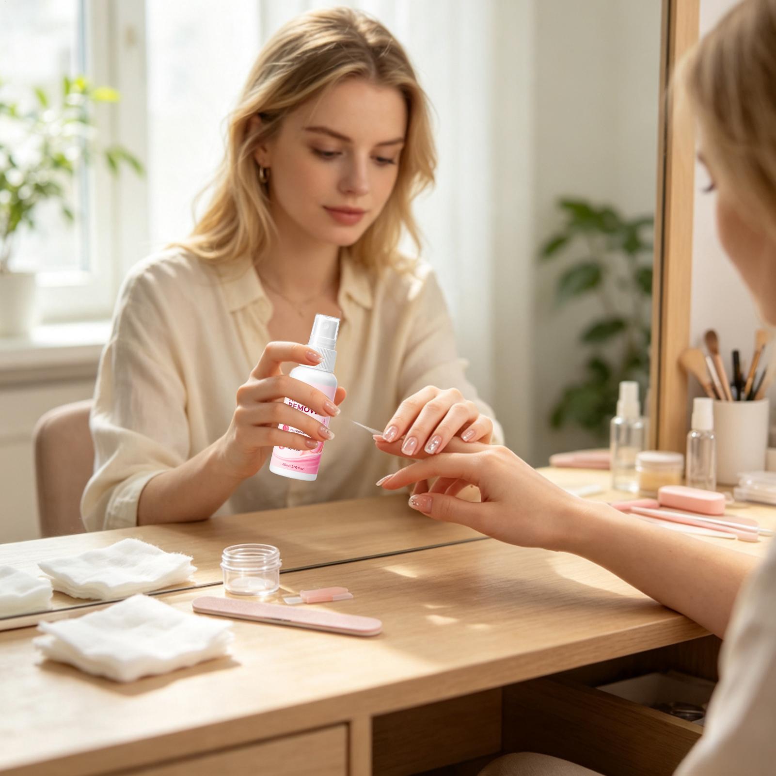 60ml Nail Remover Spray For Pr - Nail Art Press On ulasan dan harga