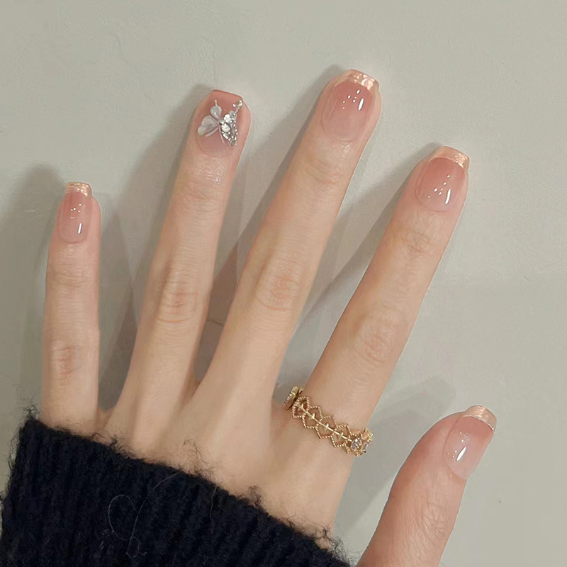 24Pcs Cat's Eye Simple Glitter - Nail Art Simple ulasan dan harga