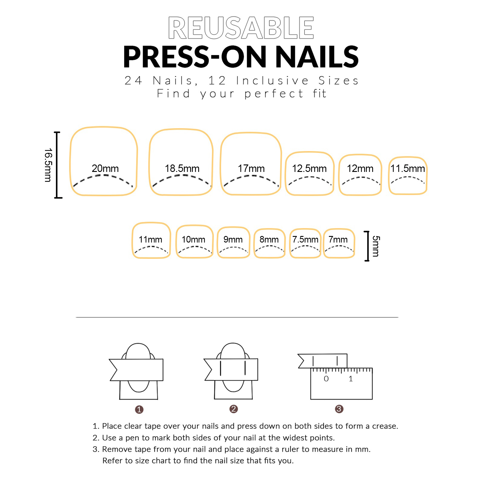 Cute Press on Toe Nails Pumpki - Nail Art Press On ulasan dan harga