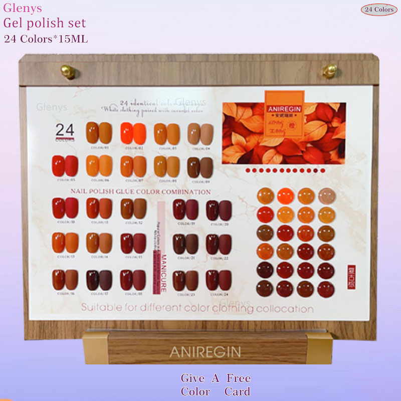 Vintage Brown 24 Color Nail Po - Nail Art Vintage ulasan dan harga