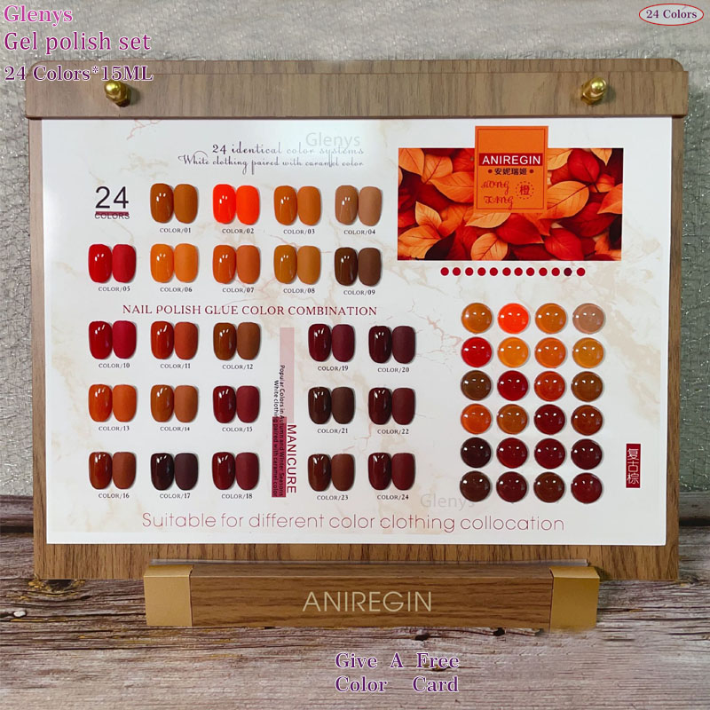 Vintage Brown 24 Color Nail Po - Nail Art Vintage ulasan dan harga