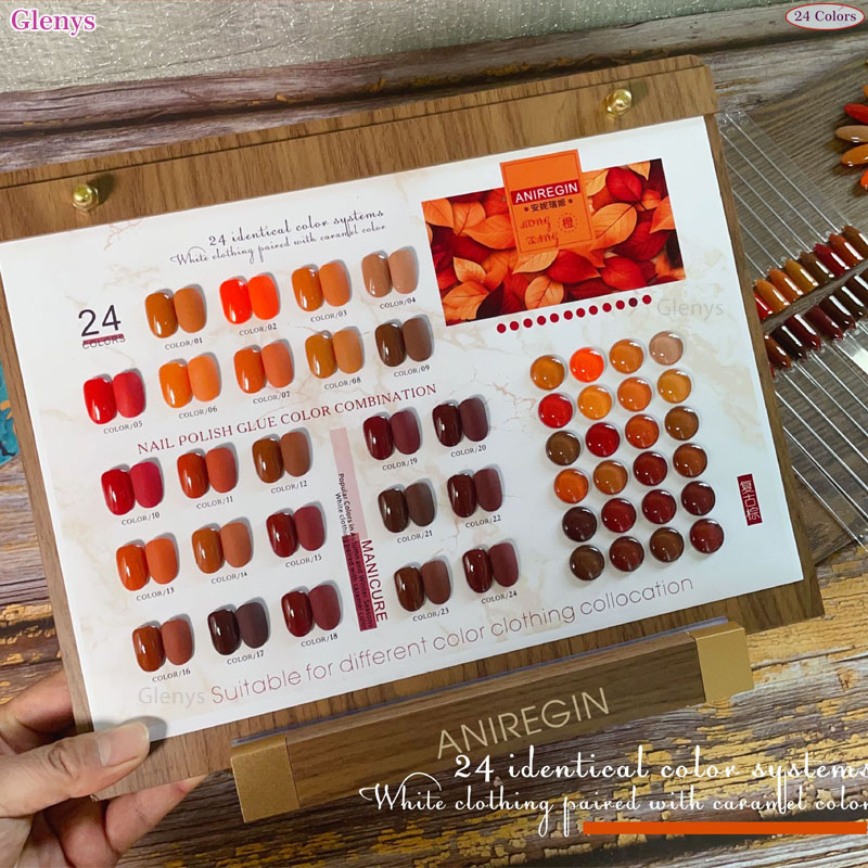 Vintage Brown 24 Color Nail Po - Nail Art Vintage ulasan dan harga