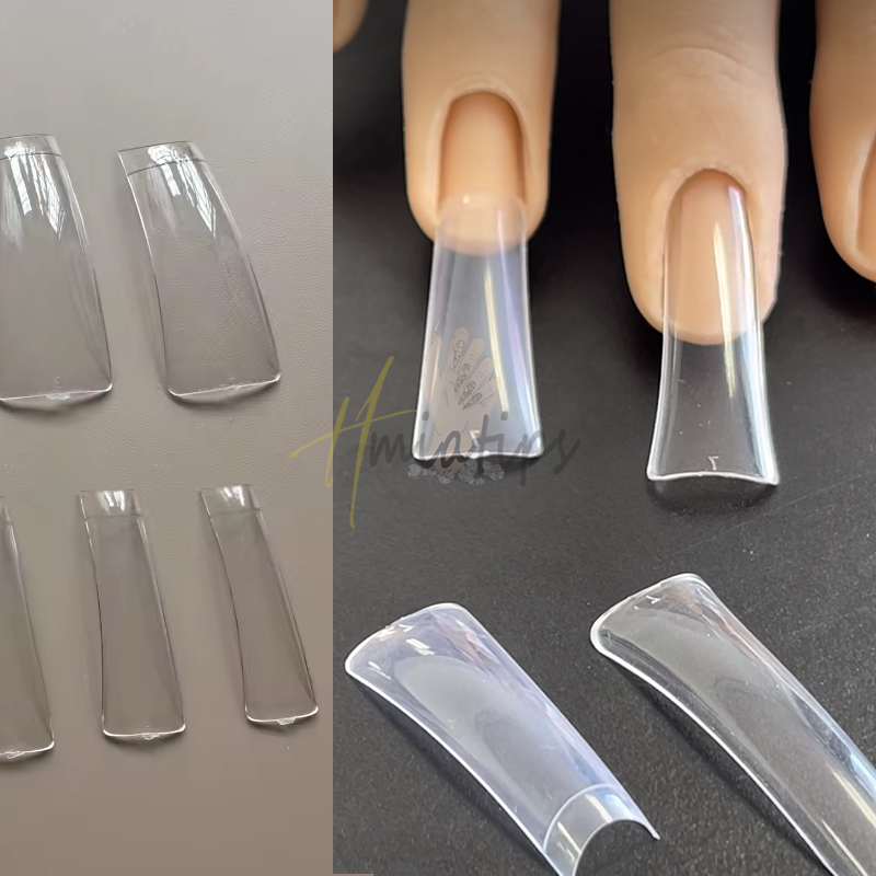 550 Pcs XL Duck Half Cover Tip - Nail Art Xl ulasan dan harga