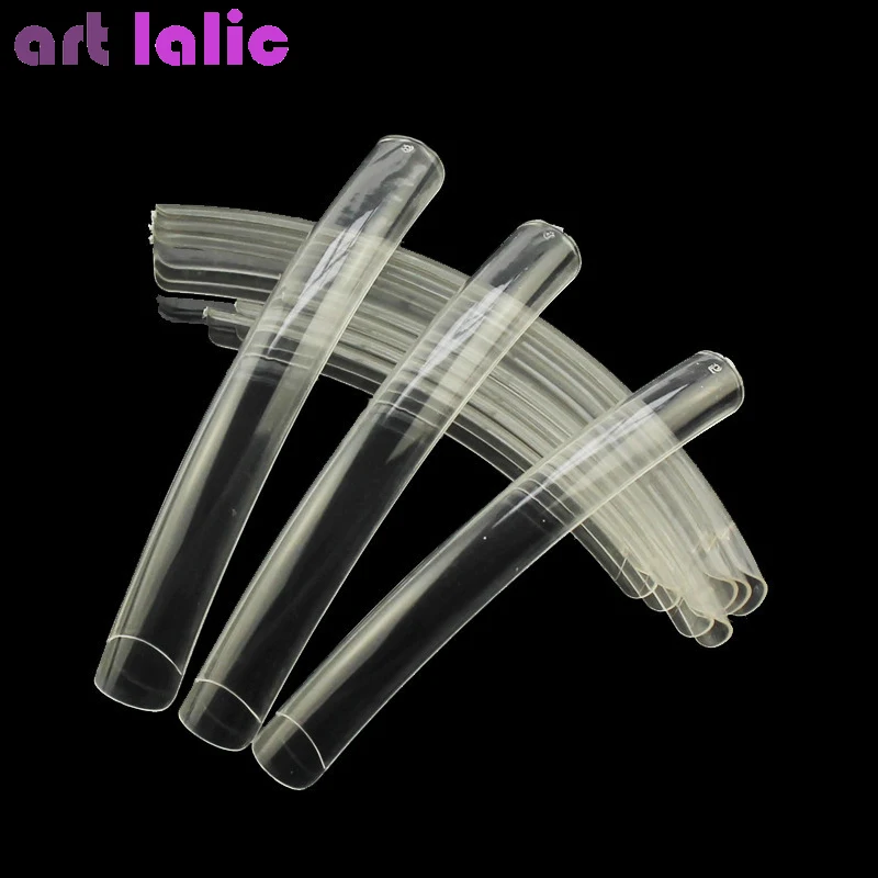 Clear Natural Extra Long False - Nail Art Xl ulasan dan harga