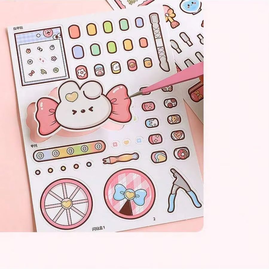 Pink Children DIY Nail Salon Q - Nail Art Vintage ulasan dan harga