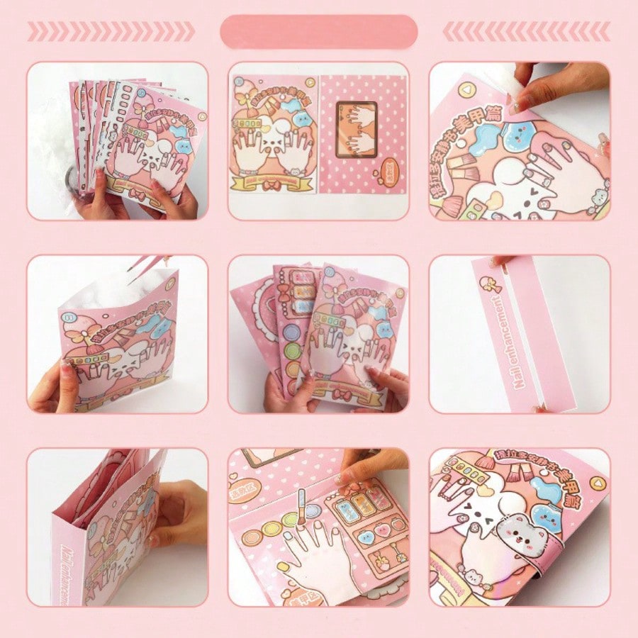 Pink Children DIY Nail Salon Q - Nail Art Vintage ulasan dan harga