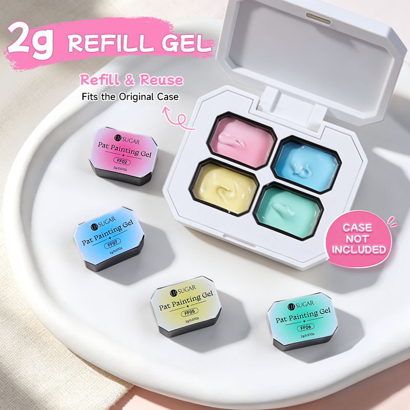 UR SUGAR Pink Pat Painting Gel - Nail Art Ombre Pink ulasan dan harga