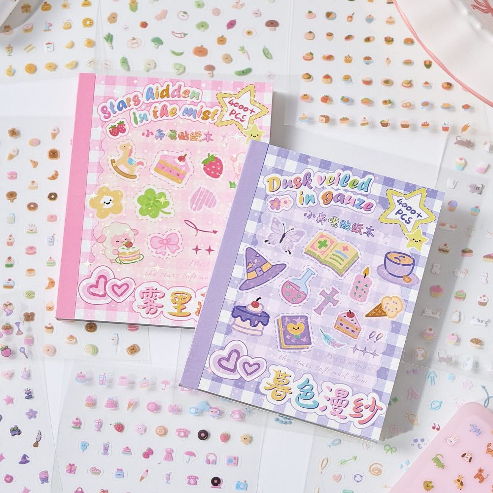 Cute Mini Nail Sticker Book So - Nail Art Vintage ulasan dan harga