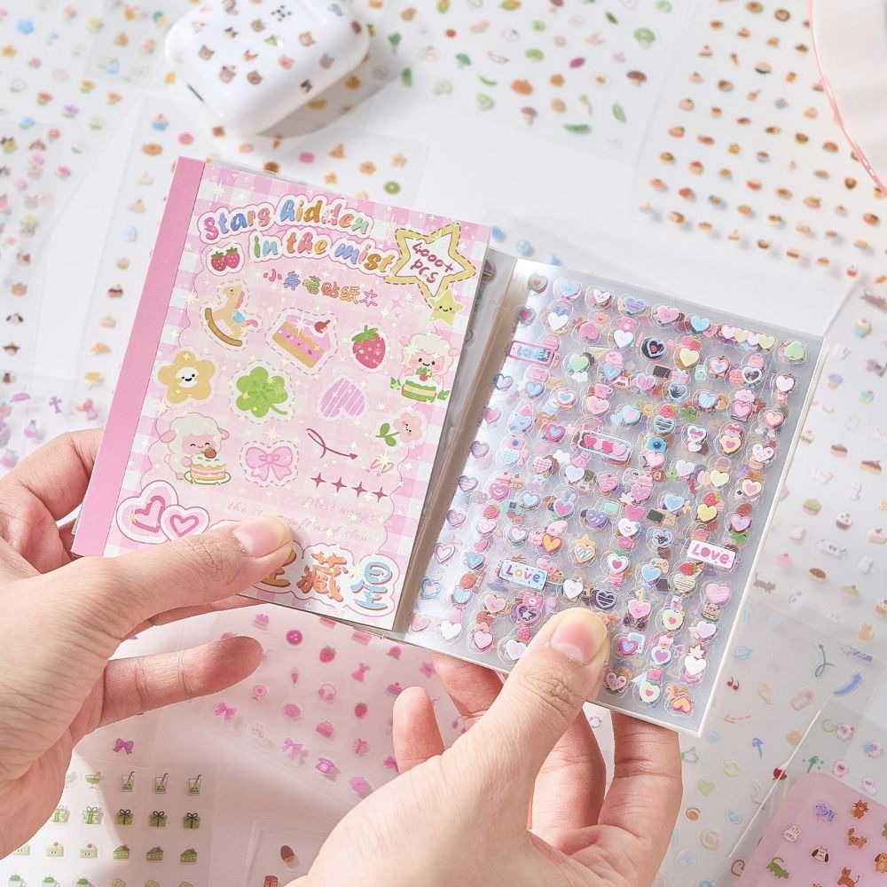 Cute Mini Nail Sticker Book So - Nail Art Vintage ulasan dan harga