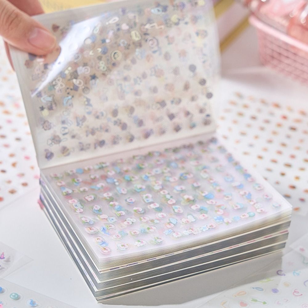 Cute Mini Nail Sticker Book So - Nail Art Vintage ulasan dan harga