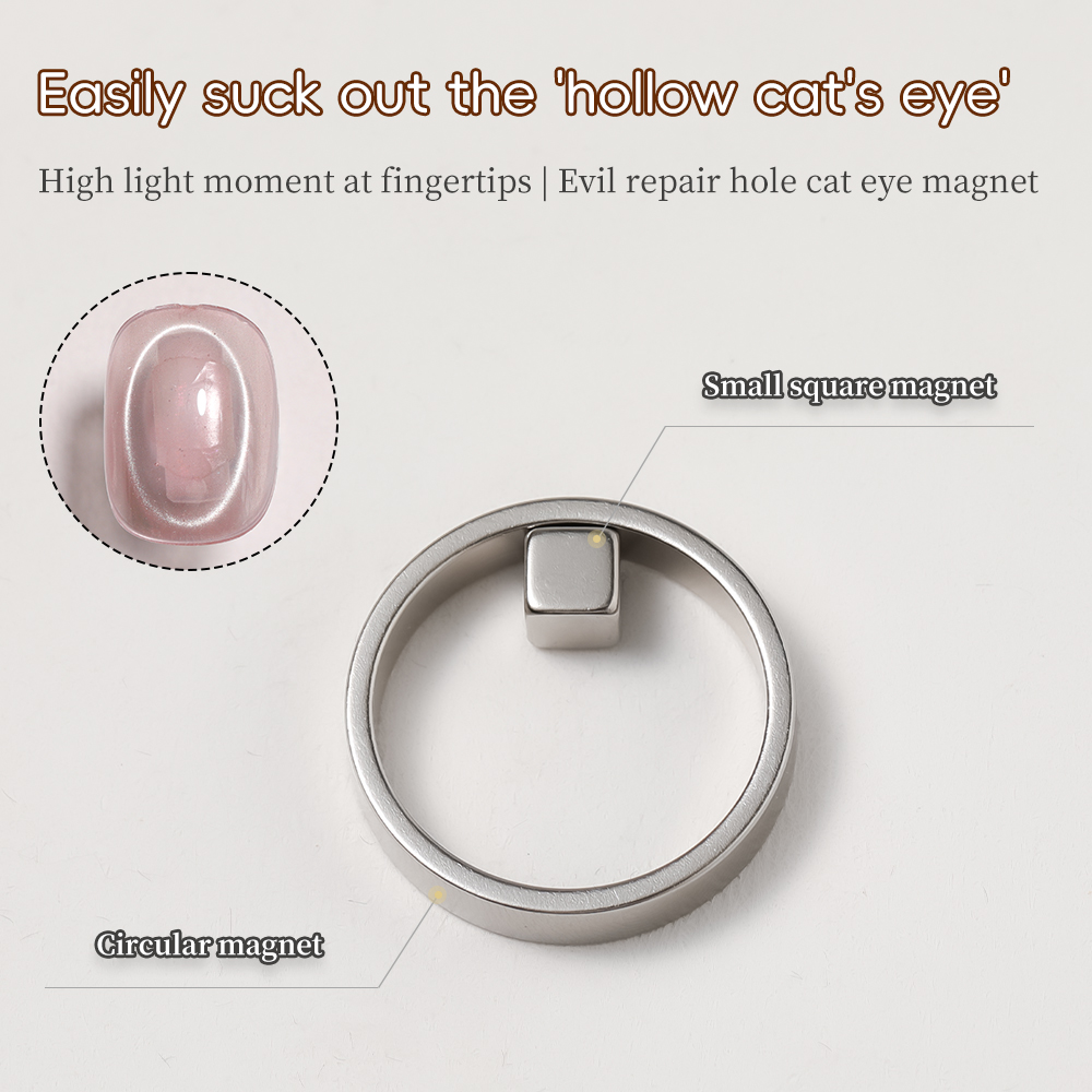 Ring Magnet Small Square Magne - Nail Gel Polish Set ulasan dan harga