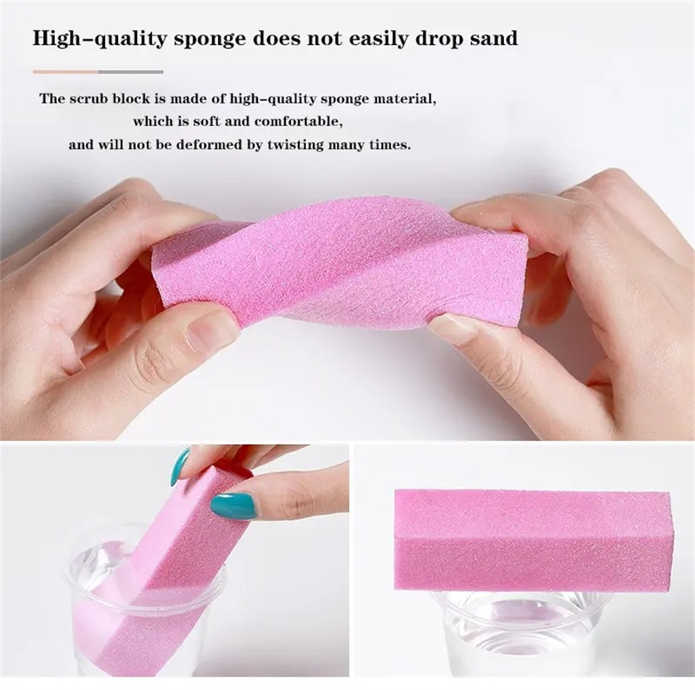 10Pcs Sponge Buffer Block Set  - Nail Art Pinterest ulasan dan harga