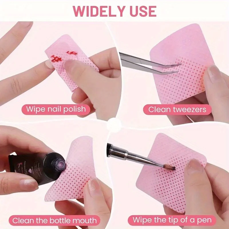 20/600pcs Lint-Free Nail Wipes - Nail Art Ideas ulasan dan harga