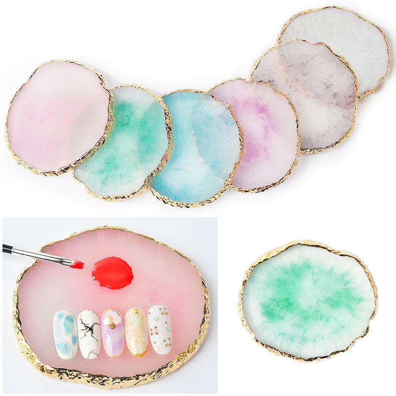 Resin Agate Stone Nail Art Pal - Nail Art Pinterest ulasan dan harga