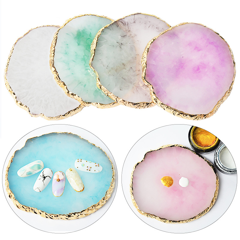 Resin Agate Stone Nail Art Pal - Nail Art Pinterest ulasan dan harga
