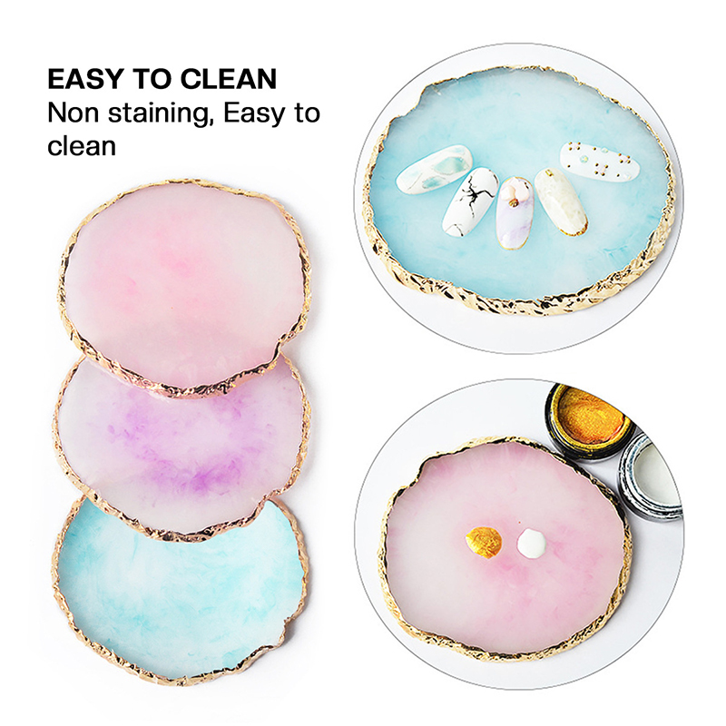 Resin Agate Stone Nail Art Pal - Nail Art Pinterest ulasan dan harga