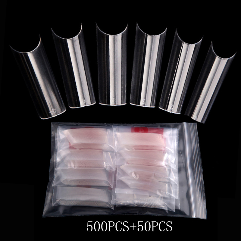 500pcs XL Long False Nail Tips - Nail Art Xl ulasan dan harga