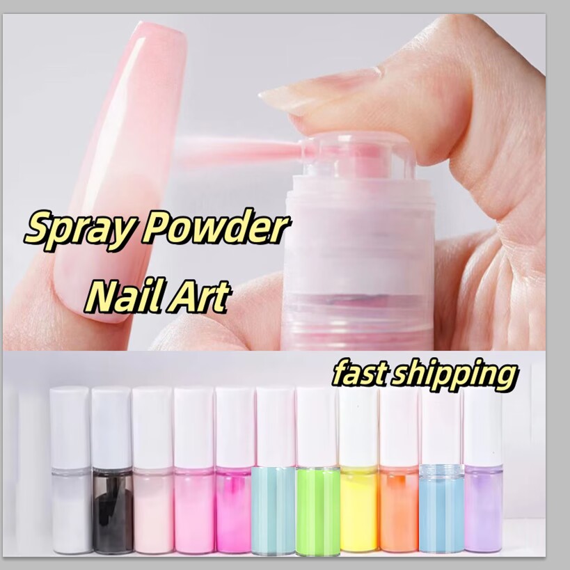 10g/Bottle Neon Pink Ombre Pow - Nail Art Ombre Pink ulasan dan harga