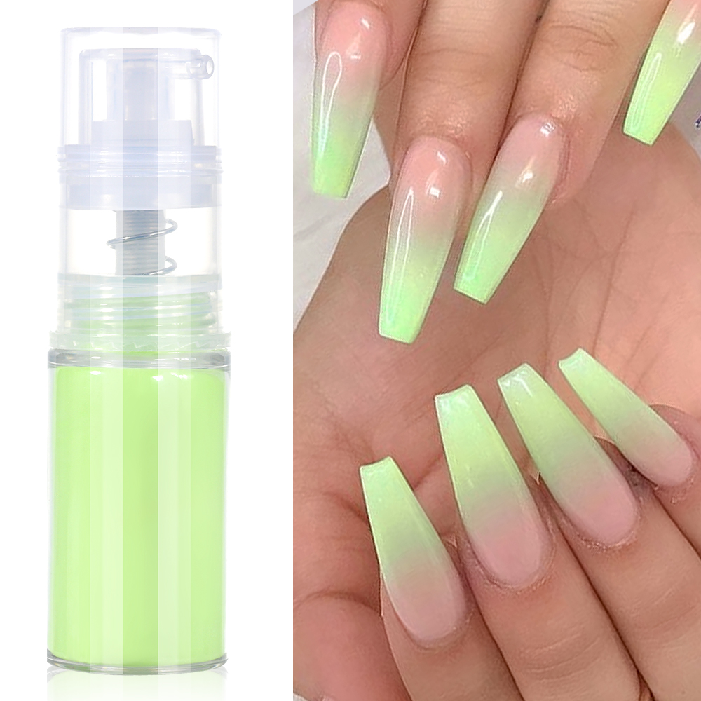 10g/Bottle Neon Pink Ombre Pow - Nail Art Ombre Pink ulasan dan harga